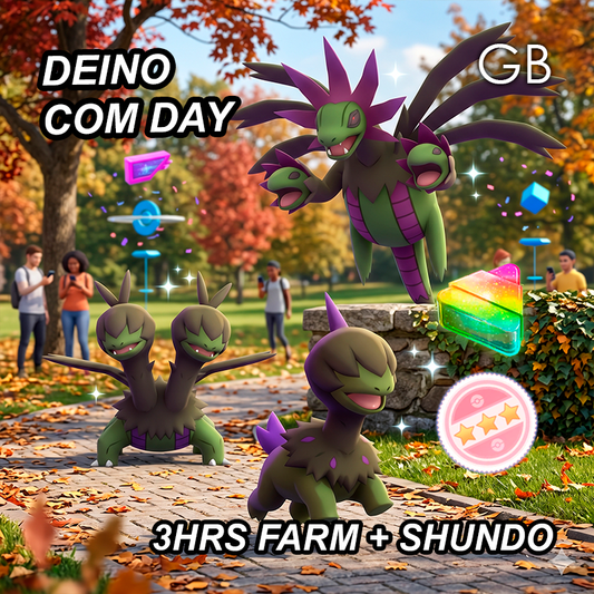 Deino Community Day - Shiny, Shundo & PvP Rank #1