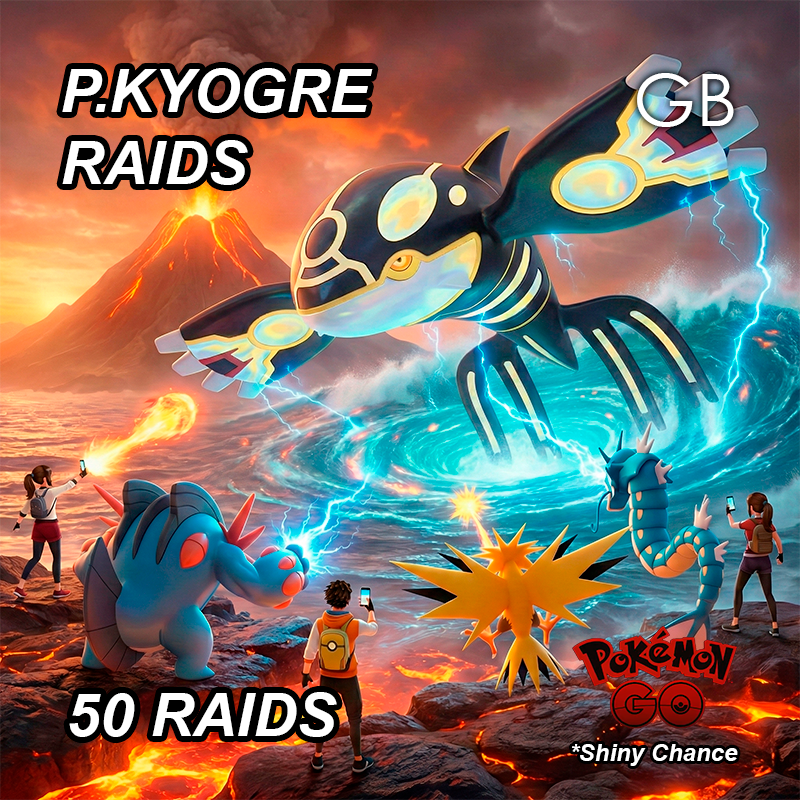 Primal Kyogre Legendary Raid Service