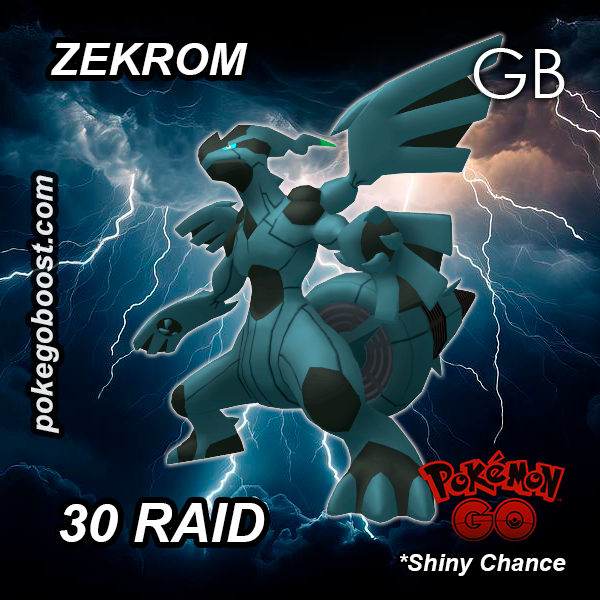 Zekrom Legendary Raids Shiny Chance Boost Service