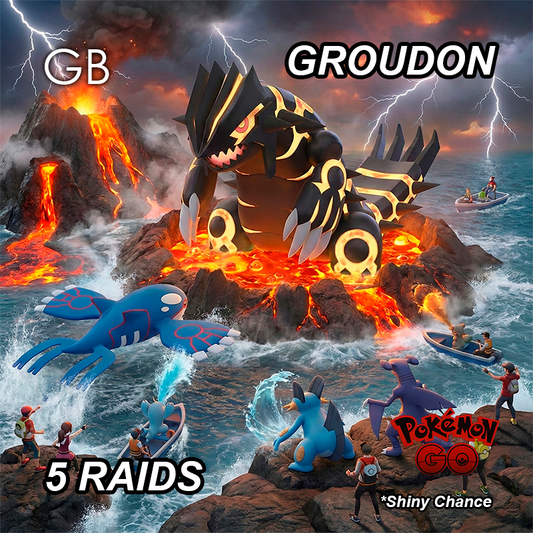 Groudon Legendary Raid Service