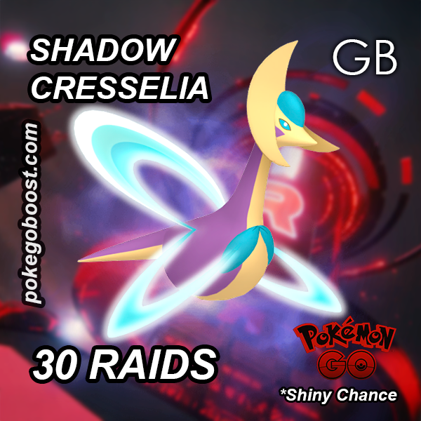 Shadow Cresselia 30 Raids
