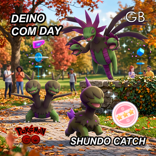 Deino Community Day - Shiny, Shundo & PvP Rank #1