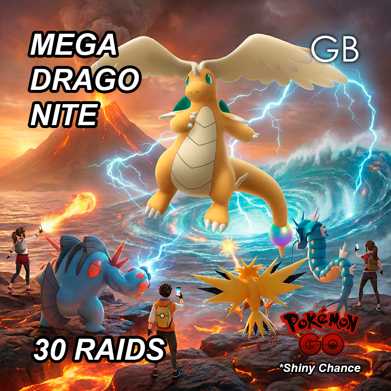 Mega Dragonite Raid Service