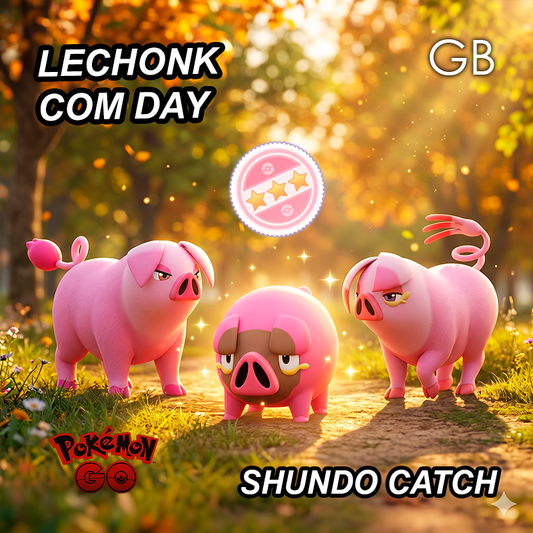 Lechonk Community Day - Shiny, Shundo & PvP Rank #1