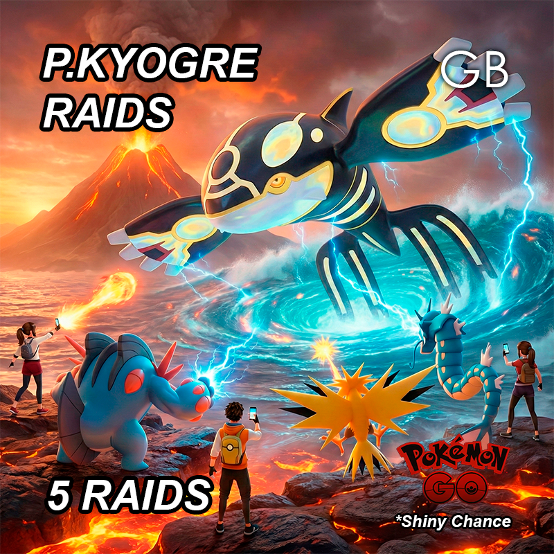Primal Kyogre Legendary Raid Service