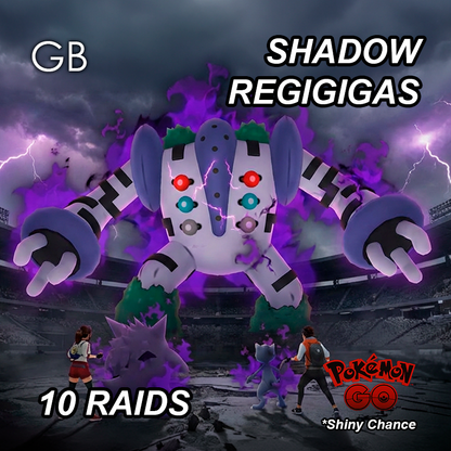 Shadow Regigigas Legendary Raid Service