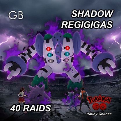 Shadow Regigigas Legendary Raid Service