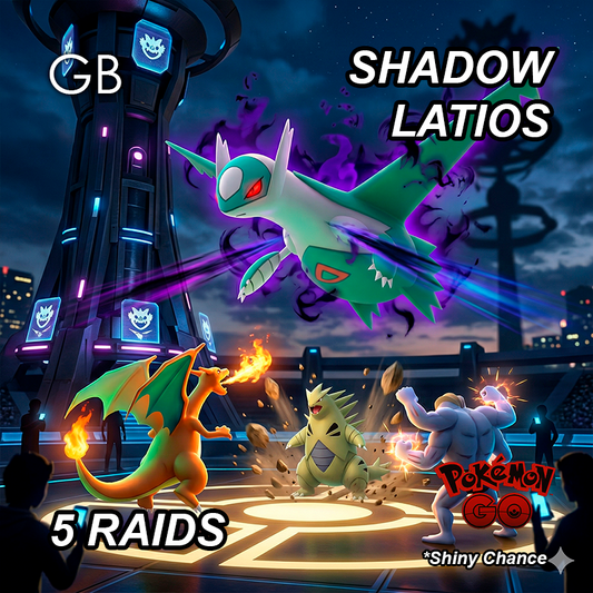 Shadow Latios Legendary Raid Service