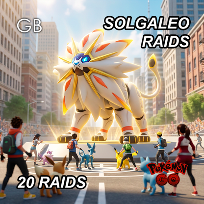 Solgaleo Legendary Raid Service