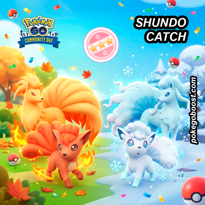Vulpix Community Day - Shiny, Shundo & PvP Rank #1