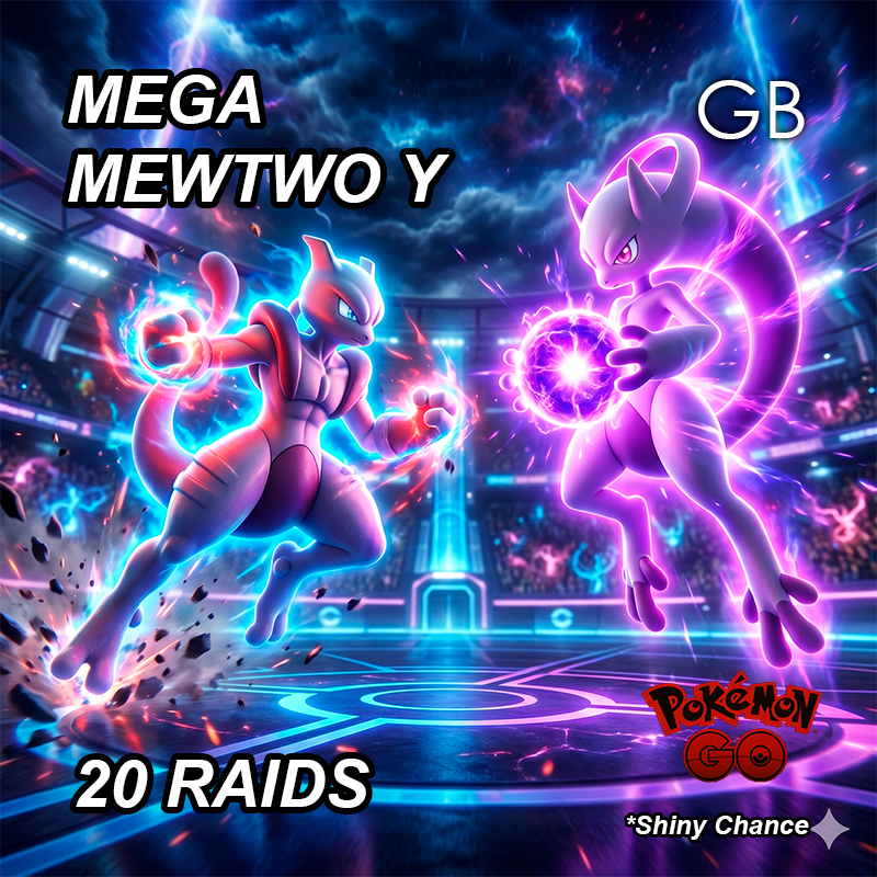 Mega Mewtwo Y Legendary Raid Service
