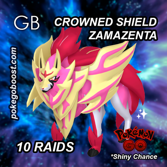 CROWNED SHIELD ZAMAZENTA RAIDS